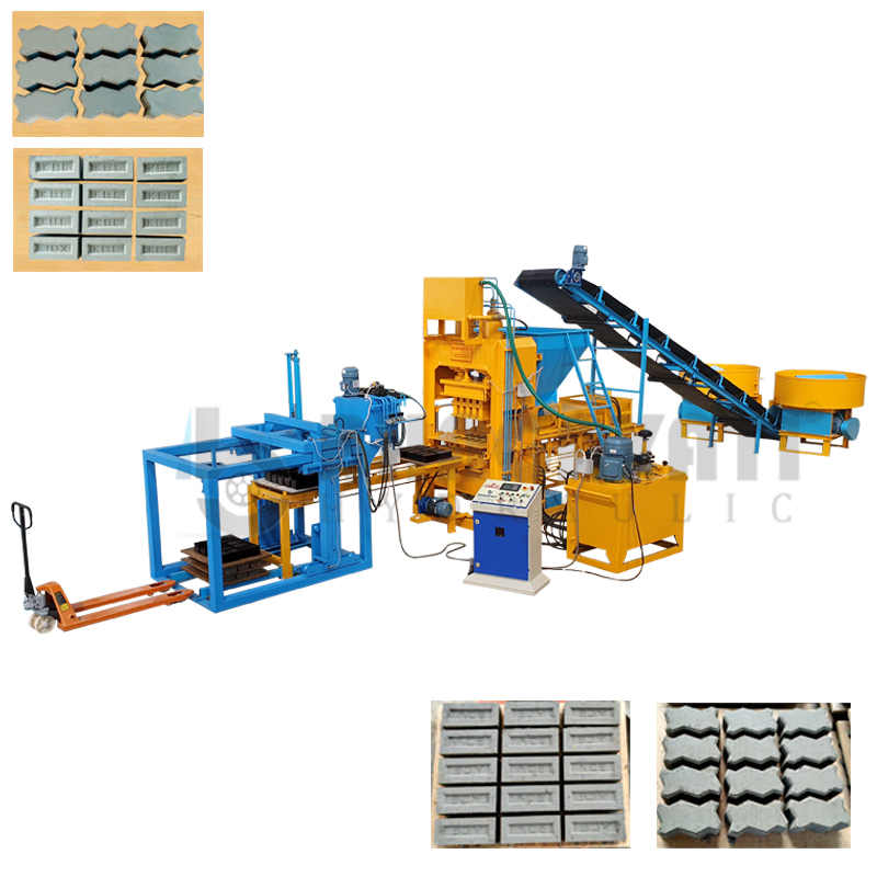 P3 Fully Automatic High Pressured With Vibro Compact Blocks and Bricks Making Plant